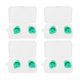 thumbnail image 4 of 4 Pares De Tapones Para Los Oídos De Silicona Para Viajes En Avión Tapones Para Los Oídos Con Cancelación De Ruido Verde, 4 of 5