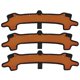 thumbnail image 2 of Paquete de 3 bandas absorbentes para casco de seguridad Ergodyne color naranja, 2 of 3