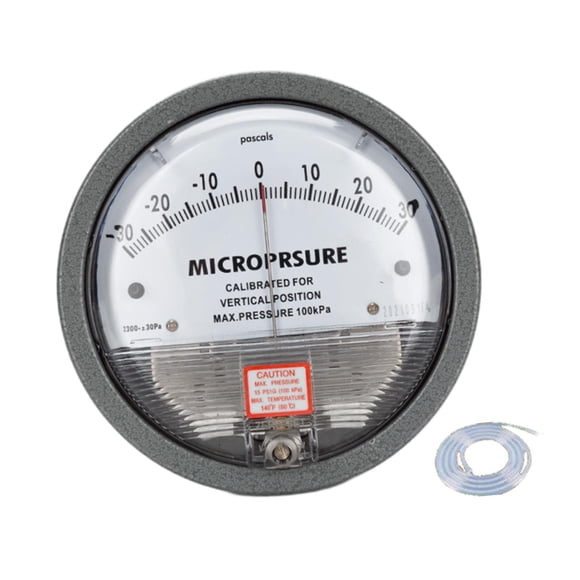 Manómetro De Presión Diferencial De Aire Profesional Con Rango De Medición Micro De 30 Pa