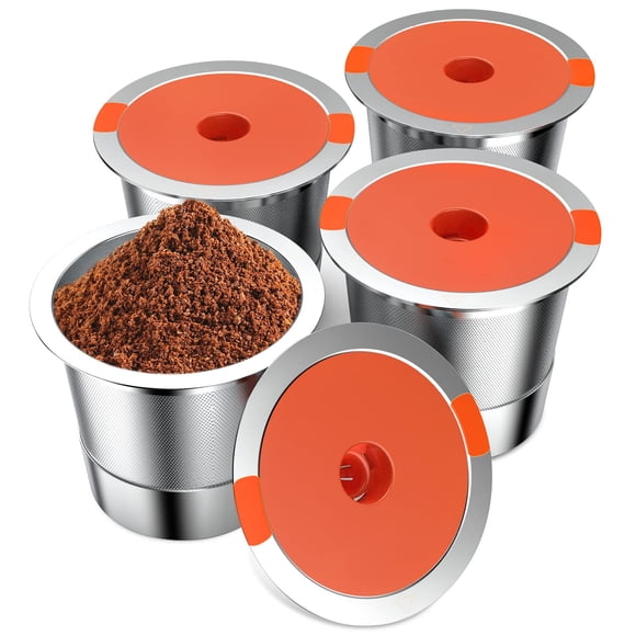 Cápsulas de café reutilizables acofem para Keurig 1.0 y 2.0 (paquete de 4)