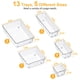 thumbnail image 3 of Organizadores de cajones SMARTAKE de 13 piezas con almohadillas de silicona antideslizantes, 3 of 9