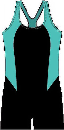 Samia - Trajede Baño Niña Pierna Corta Verde 14