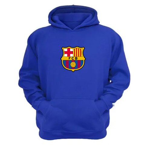 Genérico - Polerón Canguro Barcelona Azul Talla M Unisex