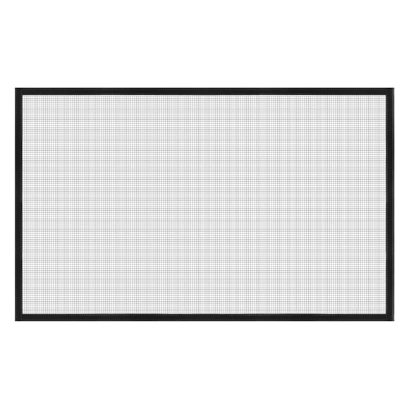 Malla de Pantalla de Ventana Uxcell, 31" x 55" Malla de Red de Fibra de Vidrio para Hacerlo Tú Mismo con Marco Gris y Borde Adhesivo de Gancho y Bucle