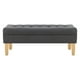 thumbnail image 1 of Banqueta Wood 2c Felpa 05 Gris, 1 of 3