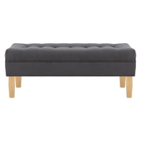 Bodevir - Banqueta Wood 2C Felpa 05 Gris