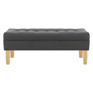 Bodevir - Banqueta Wood 2C Felpa 05 Gris