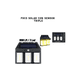 thumbnail image 2 of Lampara Aplique Solar Led Farol Pared para Exterior negro 3 focos, 2 of 5