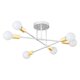 thumbnail image 2 of Lámpara De Techo De Ara?a De Hierro Forjado Nórdico De Luz De Techo Para Decoración Del Hogar Blanco Dorado, 2 of 5