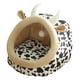 thumbnail image 1 of Bonito cojín de cesta para cama cueva con juguete colgante, muebles antideslizantes, cálido perro, cómoda almohadilla para perrera, nido de cama para , 35x35x31cm 35x35x31cm multicolor, 1 of 5