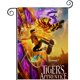thumbnail image 1 of El Aprendiz del Tigre-bandera de jardín temática. Regalo perfecto para fans, amigos y familiares, ideal para actividades al aire libre y decoración de fiestas.28CM*45CM, 1 of 5
