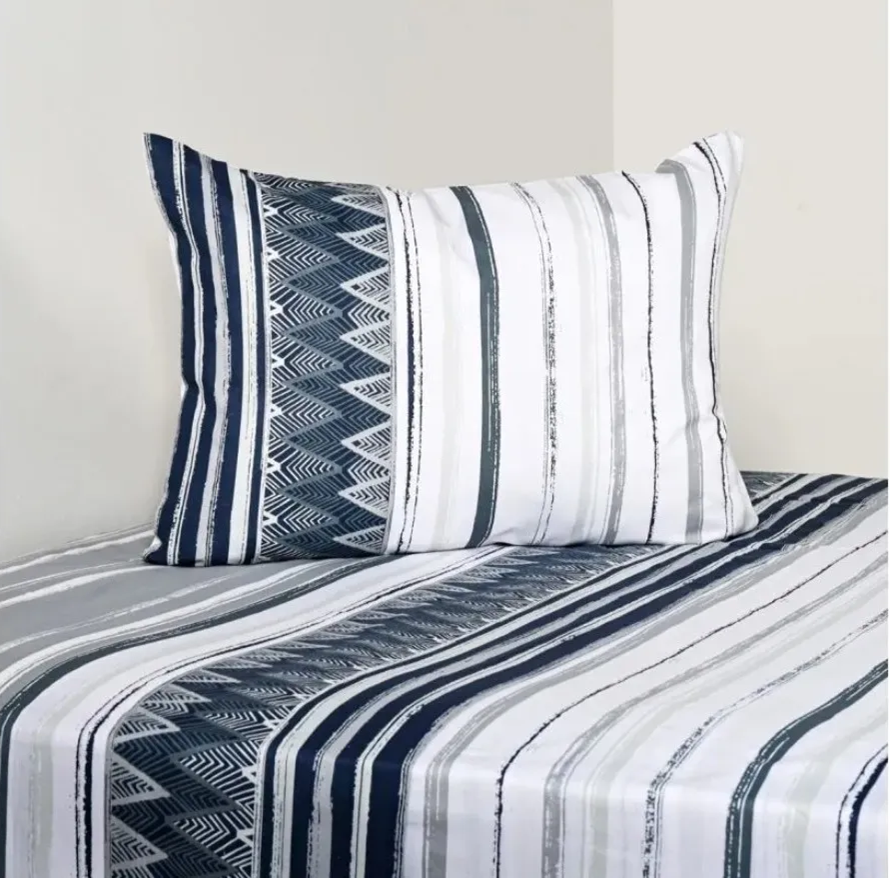 Genérico - Combo Sabanas Cannon 2 Plazas 144 Hilos Y 2 Almohadas Tempo