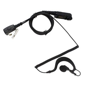 Magideal - Auricular Walkie Talkie, Con Micrófono Ptt Auricular Auricular De Vigilancia Para Radio Xpr3300 Xir P6628 Xpr3500 Mtp3250 Radio Bidireccional