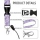 thumbnail image 2 of Porta Credencial SUPSLOTH con Flores Moradas y Carrete Retráctil, 2 of 7
