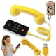 thumbnail image 1 of Auricular retro Dojavop para iPhone y teléfono fijo, estilo rotativo, amarillo, 1 of 9
