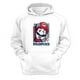 thumbnail image 2 of POLERON CANGURO PLOMERO ROJO Blanco Talla L Unisex, 2 of 2