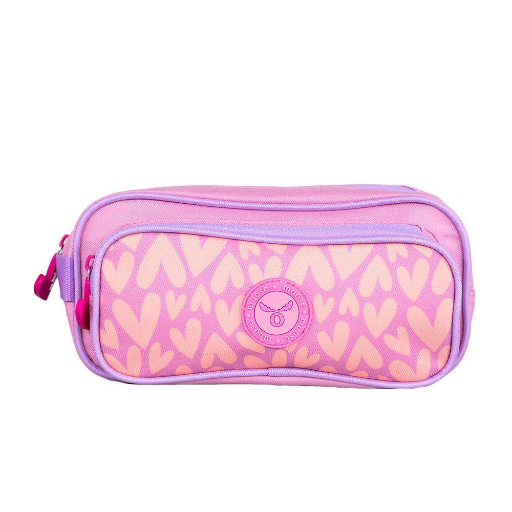 Estuche Bolsillos Kids Hearts Moose