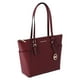 thumbnail image 4 of Cartera Michael Kors Womens Charlotte Large Saffiano Leather TopZip Tote Bag 35F0SCFT3L-denim, 4 of 7