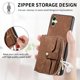 thumbnail image 5 of Funda Tipo Cartera con Correa Cruzada para Samsung Galaxy A06 Protección Contra Golpes Marrón, 5 of 5