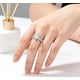 thumbnail image 4 of Anillos de Moissanita de 3 Quilates para Mujer Color D Claridad VVS1 Anillo de Compromiso de Oro Anillos de Diamante de Plata Esterlina 925 Anillo de Boda Talla 5-9, 4 of 8