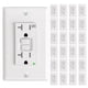 thumbnail image 1 of GFCI Outlet Amico, 20 A, 125 V, 24 unidades, resistente a la intemperie, color blanco, 1 of 8