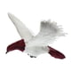 thumbnail image 4 of pájaro de la paloma con plumas artificial pájaro figurilla decoración pájaro # 5 vuelo rojo, 4 of 5