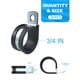 thumbnail image 2 of Abrazadera para cables ALLWIN de 3/4" - paquete de 20, acero inoxidable con goma, 2 of 7