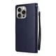 thumbnail image 3 of Funda Cartera para iPhone 15 Pro Max con Tarjetero, Soporte y Cordón - Protección Azul, 3 of 6
