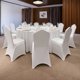 thumbnail image 4 of Pack X4 Fundas Blanco Para Silla Spandex Lycra Lisa Elegante Eventos Bodas, 4 of 9
