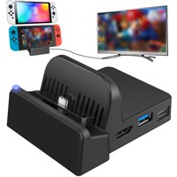 Base Dock Aaronmei Para Nintendo Switch Hdmi 4K Usb 3.0 Usb-C