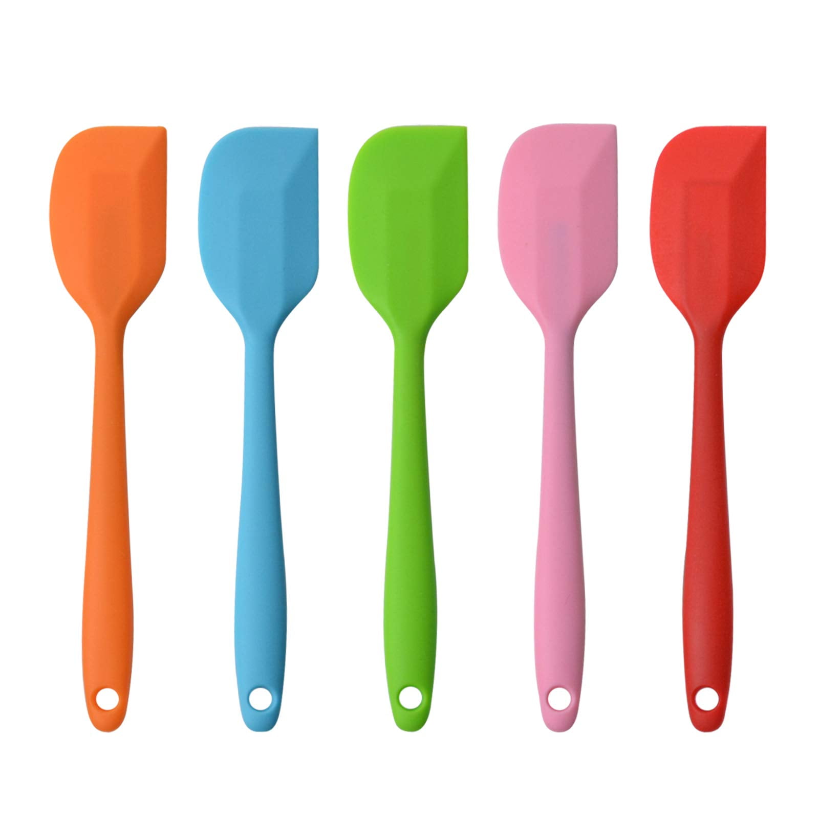 Espátulas De Silicona Moacc Antiadherentes Resistentes Al Calor De 8.5 Pulgadas (5 Unidades)