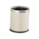 thumbnail image 4 of Bote De Basura Con Tapa Abierta Bote De Basura Simple Para Sala De Estar Casa Granja Mantequilla Blanca, 4 of 5