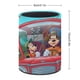 thumbnail image 2 of Tropa Goofy-theme Cylinder Pen Holder Pencil Organizer with Flannel Lining PVC Leather Material Cardboard Base for study work 10*8CM, 2 of 6
