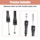 thumbnail image 4 of Unique Bargains 2 piezas Cable de liberación del pestillo de la puerta para Ford F150 Cabina Extendida 2004-2008 8L3Z-18264A00-B Puerta Trasera Superior, 4 of 7