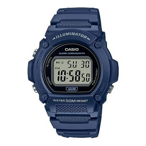 Reloj Digital Azul Casio W-219H-2Av