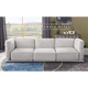 thumbnail image 2 of 120 Inch Light Gray Chenille Modular Sofa , Sturdy Iron,Wood Frame ,Fashionable and Versatile Upholstered Couch for Contemporary Living Rooms, 2 of 3