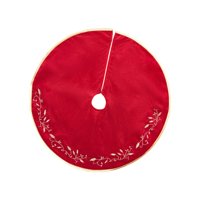 Magideal - Falda De Árbol De Navidad Estera De Árbol De Navidad Redonda Redonda Falda De Árbol De Navidad Cubierta De Base Delantal De Base De Árbol De Navidad P 24 Pulgadas