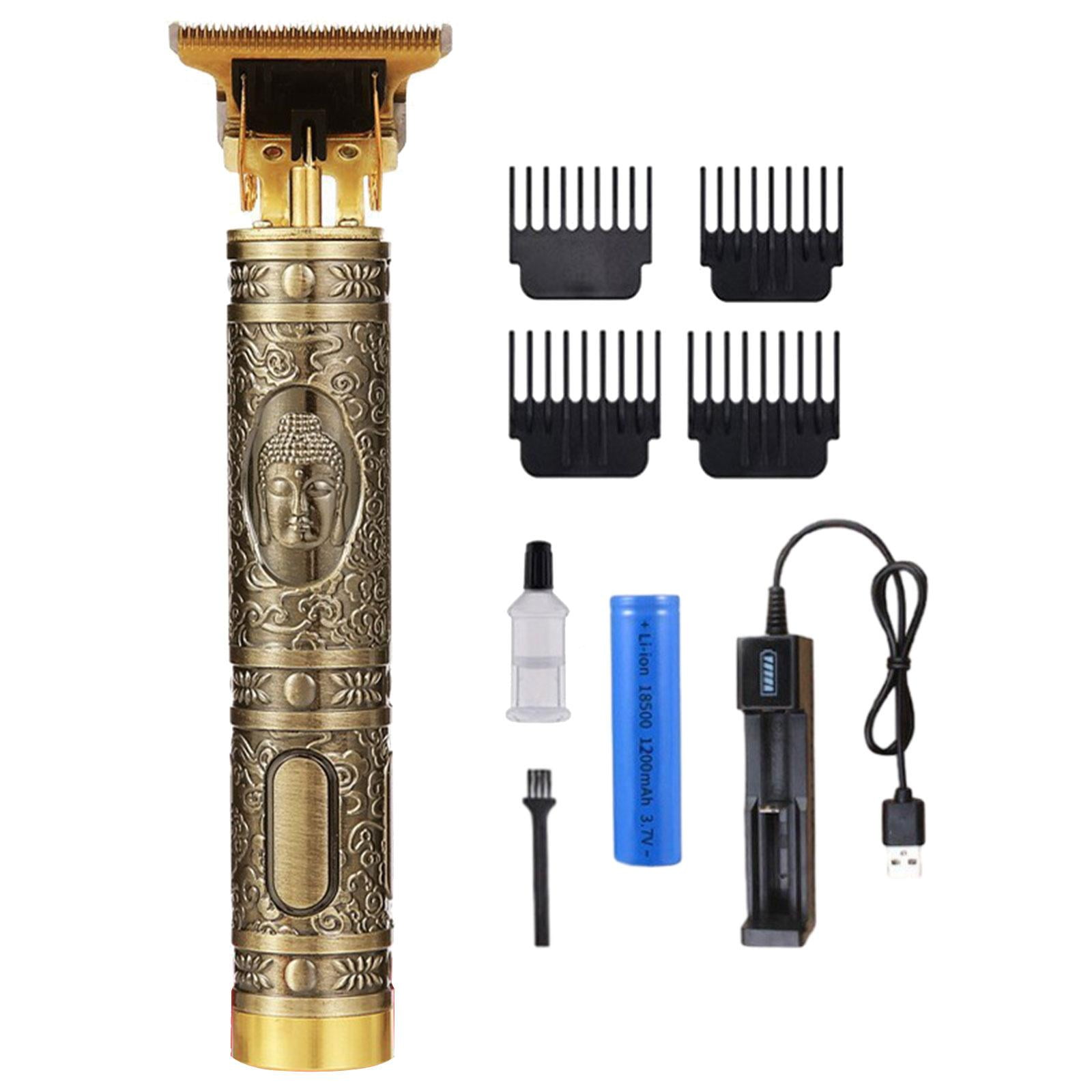 Magideal - Cortadora De Pelo, Recortadora, Regalos, Peluqueros, Cuchilla Portátil En Forma De T, Cortadora De Pelo, Cortadora De Pelo, Cortadora De Barba Para Ca Estación De Carga Usb