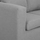 thumbnail image 5 of Set Living Turín 3 Cuerpos + 2 Pouf Tela Gris, 5 of 6