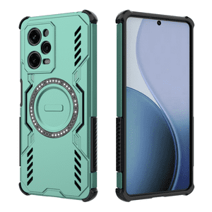 Funda Foxdock Para Xiaomi Redmi Note 12 Pro 5G , Magnética, Resistente A Golpes, Con Soporte, Unisex, Carga Inalámbrica