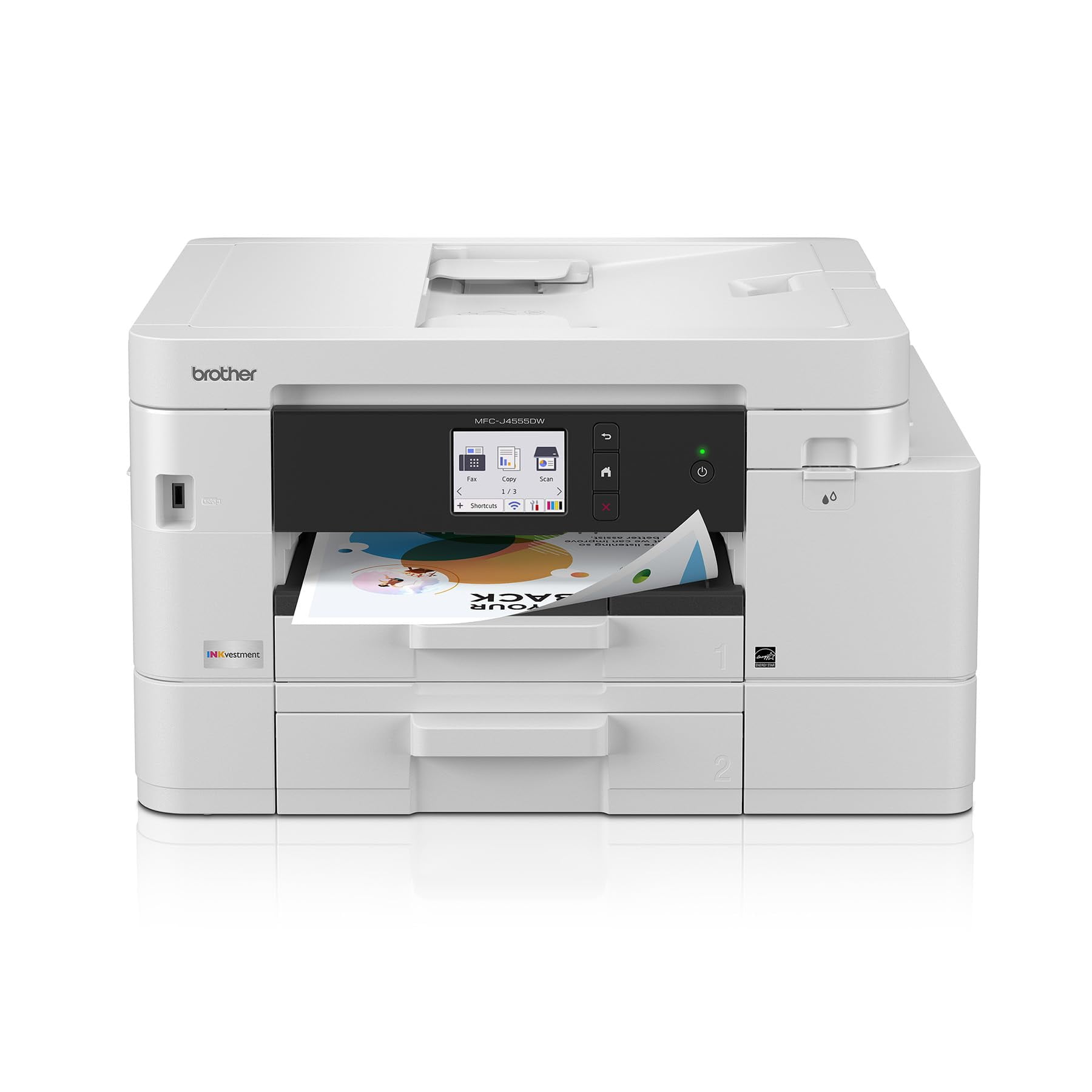 Impresora Brother Inkvestment Mfc-j4555dw Inalámbrica A Color