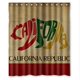 thumbnail image 1 of Cortina de ducha con fondo de bandera de la República de California, juego de cortina de baño con ganchos, tamaño 60 x 72 pulgadas, 1 of 3