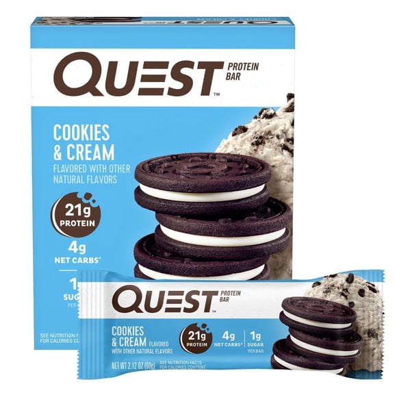 Fórmula de Apoyo Diario Bars Quest Nutrition galletas crema 4 Unidades