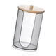 thumbnail image 2 of Dispensador De Tazas De Baño, Organizador De Tazas De Enjuague Para Encimera, Habitación De Invitados, Hogar, Negro Con Tapa De Madera, 2 of 3