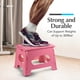 thumbnail image 4 of Taburete plegable Handy Laundry para adultos y niños, color rosa, 4 of 8