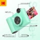 thumbnail image 2 of Cámara de impresión instantánea digital inalámbrica KODAK Smile+ con lente que cambia los efectos, 2 x 3 pulgadas con reverso adhesivo de zinc, impresiones fotográficas de color verde menta, 2 of 8
