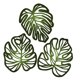 thumbnail image 2 of 3 Piezas De Hojas De Palma De Madera Para Decoración De Pared, Obra De Arte Para Pasillo, Balcón, Sala De Estar, Verde, 2 of 5