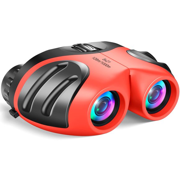 Binocular ¡VAMOS! Compacto e impermeable para niñas de 3 a 9 años