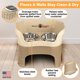 thumbnail image 5 of Cuencos para perro Neater Pet Brands ajustables 36 cm color cappuccino, 5 of 9