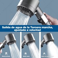 Movi - Cabezal De Ducha Alta Presión 4 En 1 Con Filtro Purificador De Agua